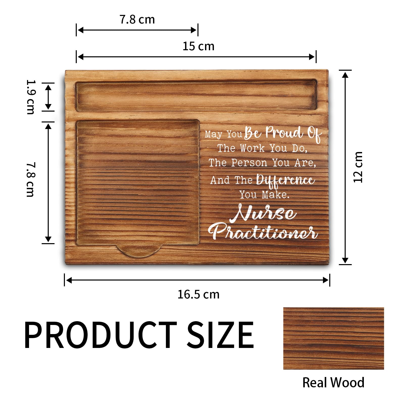 Premium Nurse Practitioner Appreciation Gifts - Thank You NP Gifts for Women & Men - Self-Stick Note Pad Holder for Office Desk Decor - Perfect for Medical Professionals, Clinics & Healthcare Workplaces