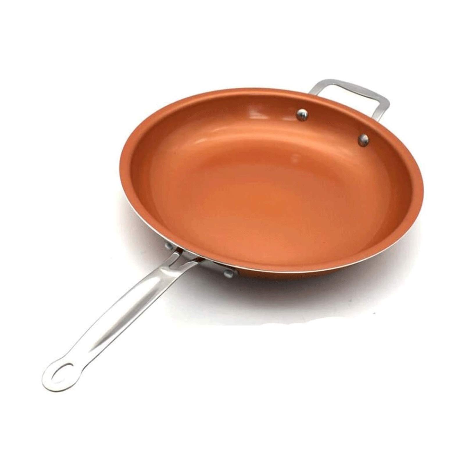 Premium Non-Stick Copper Frying Pan Skillet - Induction & Gas Stove Compatible, Healthy Cooking for Home Chefs - Perfect for Searing, Frying & Sauteing Vegetables, Eggs & Meats