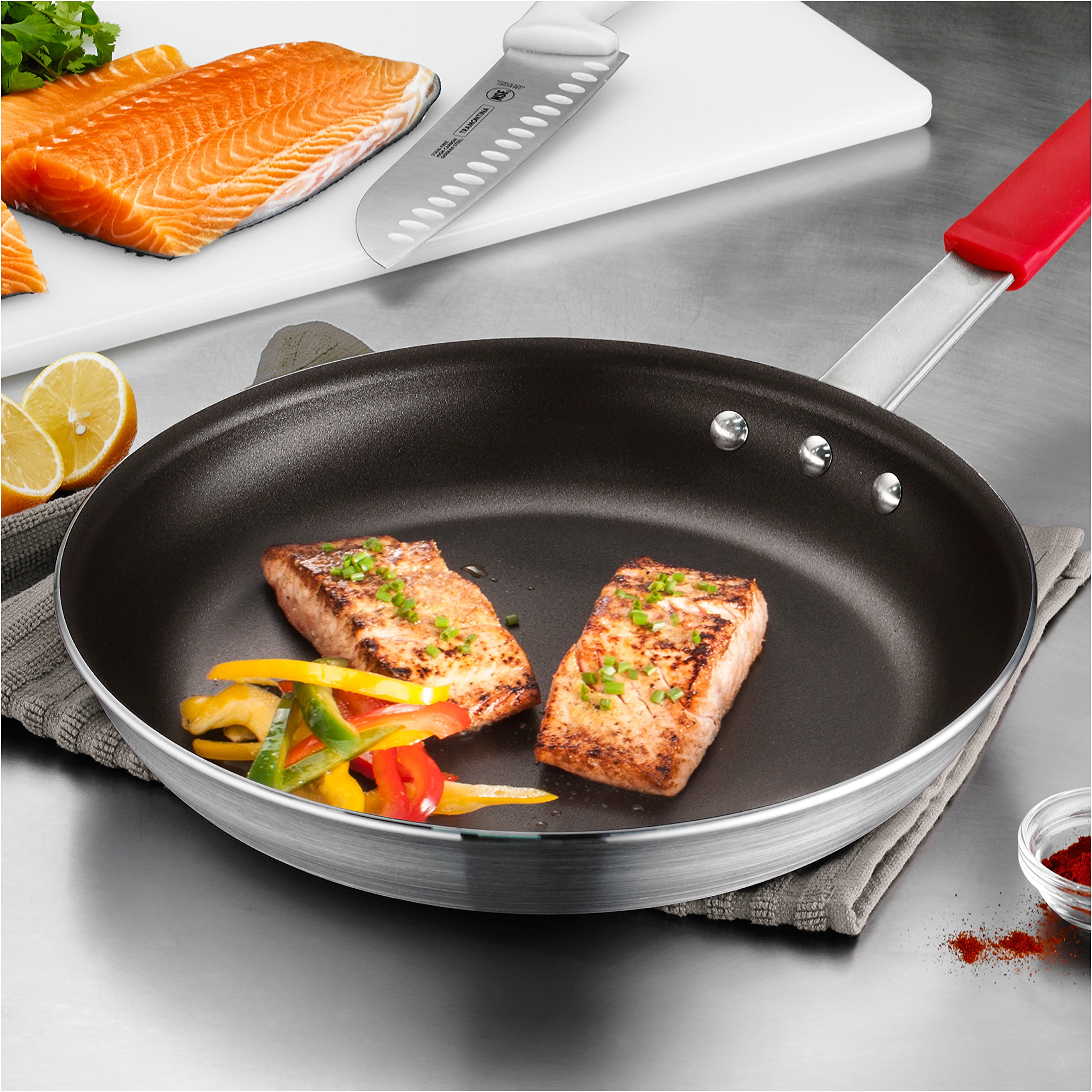Tramontina 80116/249DS 12-Piece Stainless Steel Cookware Set - Tri-Ply Clad, Induction Ready, NSF Certified - Professional Fry Pans (12-inch) - Perfect for Home Cooking & Professional Kitchens
