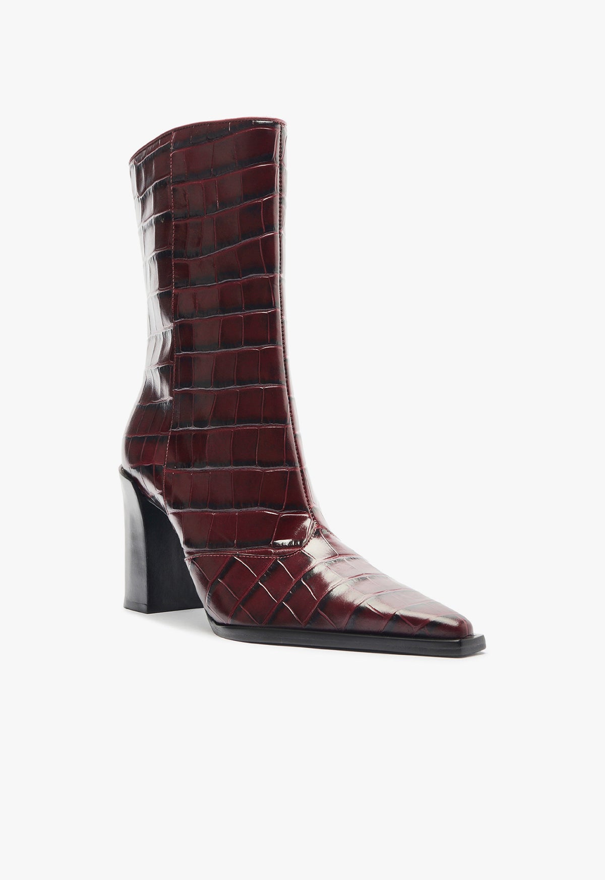 Raffaela Atanado Prime Leather Bootie Women's High Heel Boots F24 S2187300010013 - Perfect for Office, Party & Evening Events