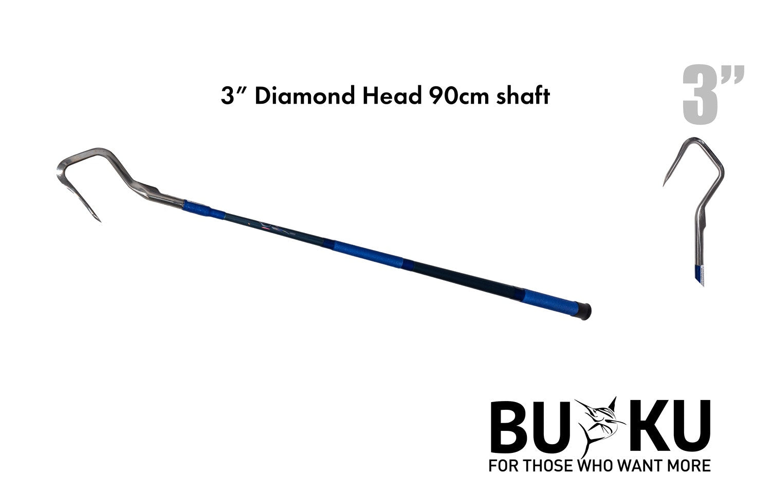 Premium Diamond Head Gaff Fishing Hook - Heavy Duty Saltwater Fishing Gear for Tuna, Marlin & Big Game Fish - Perfect for Deep Sea Fishing & Offshore Angling Adventures