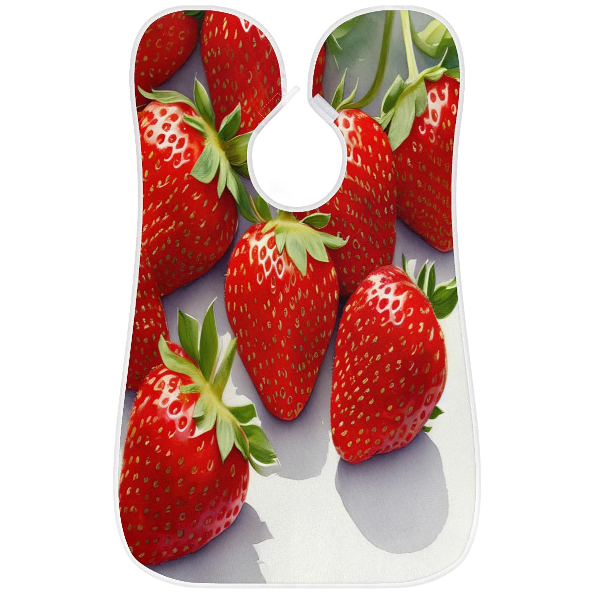 Men's Beard Shaving Bib - Waterproof Hair Dye Apron for Barbers & Stylists | Strawberry Print Barber Cape for Haircuts, Makeup & Beard Trimming | Perfect Salon & Home Grooming Accessory with Sink Protector