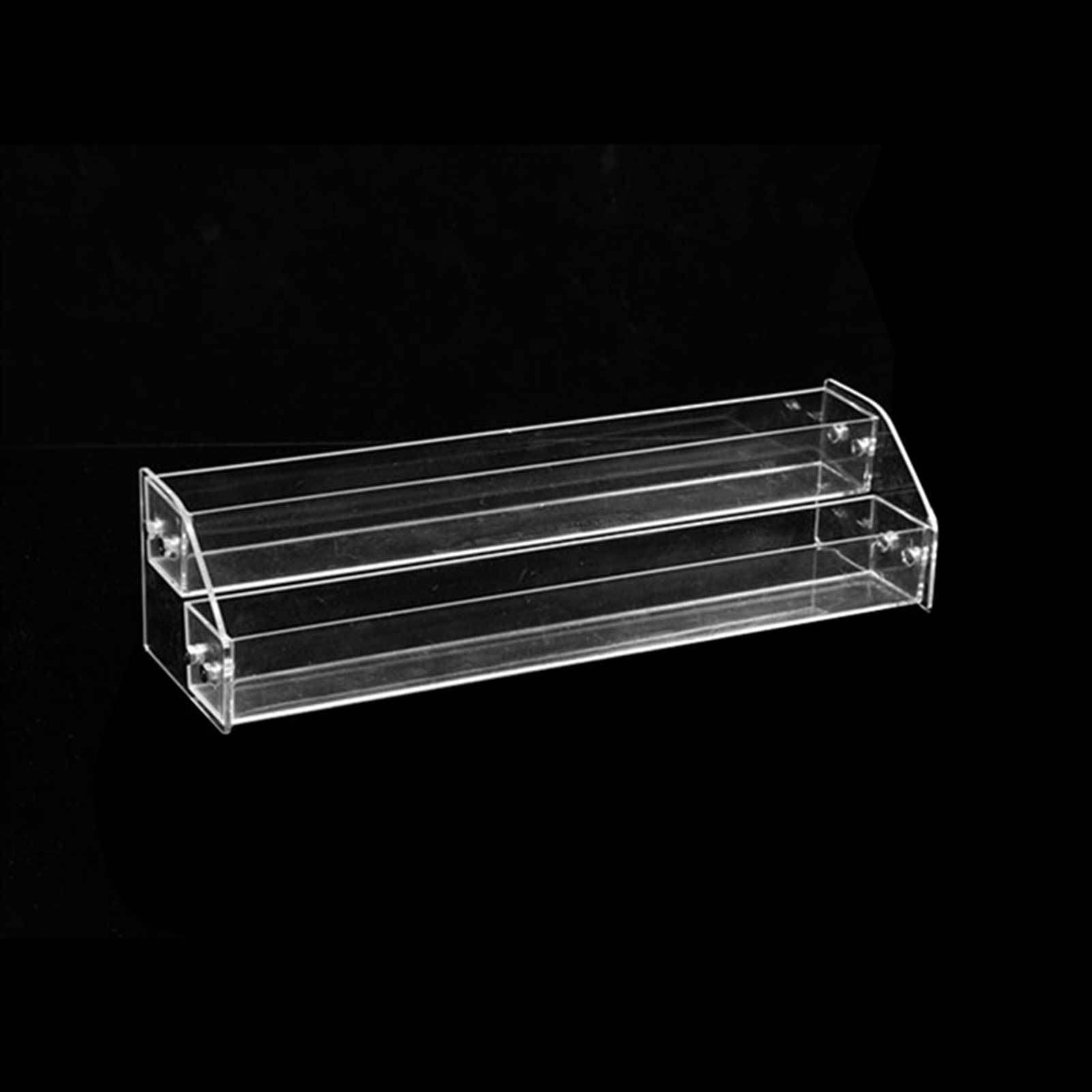 Leryveo Acrylic Lipstick & Nail Polish Organizer - Transparent Display Stand for Makeup, Jewelry, Sunglasses & Eyeshadow - Perfect for Salon, Vanity & Retail Store Organization