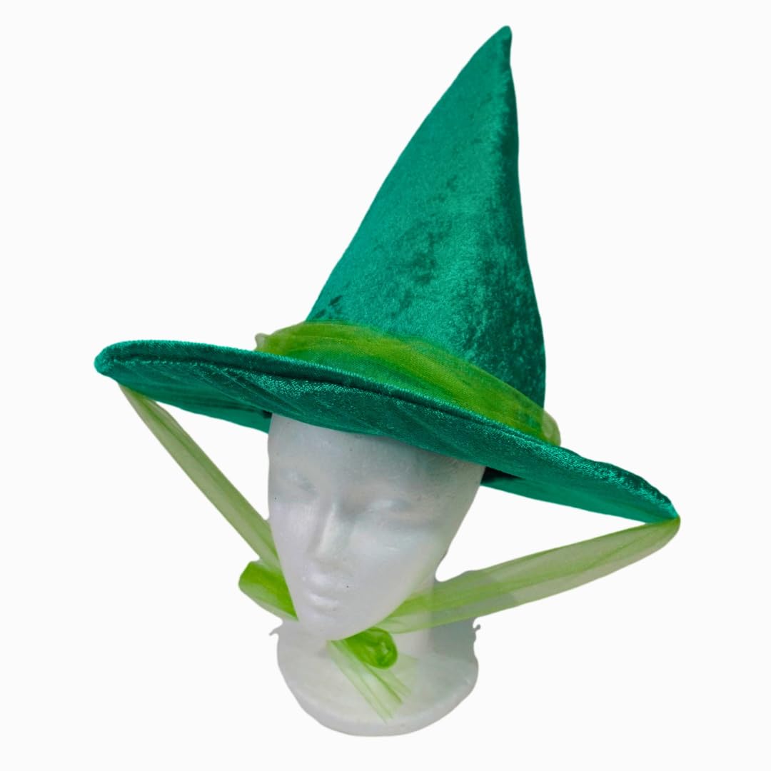 Sleeping Beauty Good Fairy Hats Set of 3 - Flora Pink, Merryweather Blue & Fauna Green | Disney Costume Accessories for Cosplay, Halloween & Themed Parties