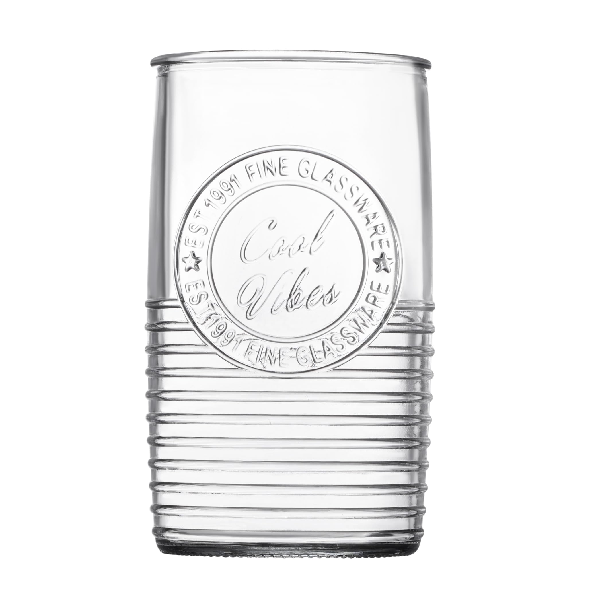Le'raze Set of 8 Mason Jar Drinking Glasses - 4 Highball Tumblers (18oz) & 4 Whiskey Glasses (13oz) for Water, Beer, Juice, Cocktails - Perfect for Home Bar, Parties & Everyday Use