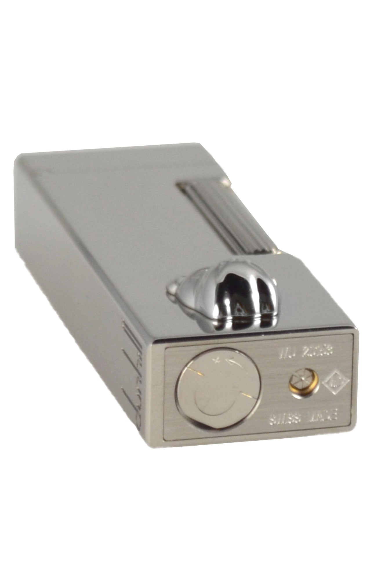 Dunhill Rollagas Bulldog Facet Palladium Cigar Lighter - Premium Luxury Cigar Accessory for Smoking Enthusiasts | Perfect for Gifts, Collectors & Special Occasions