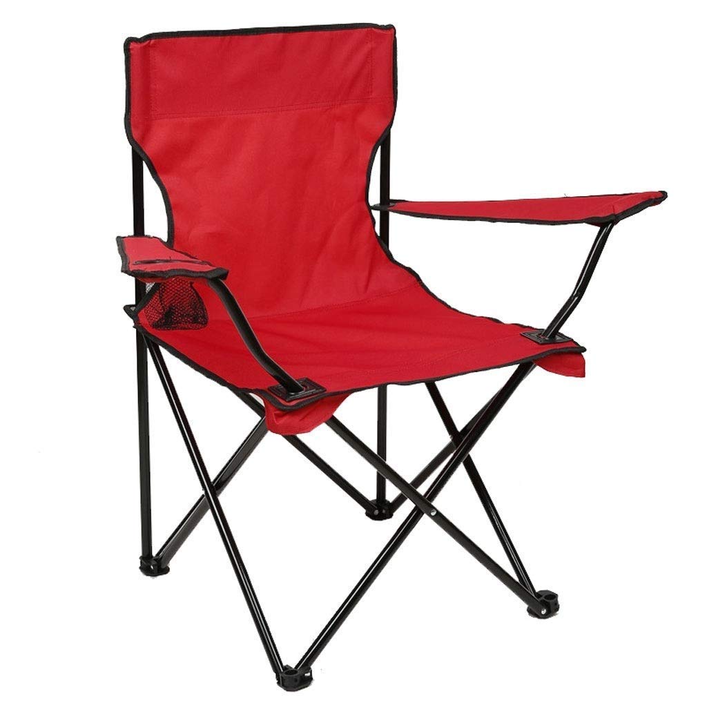 Portable Folding Camping Chair - Lightweight Outdoor Chair for Camping, Fishing, Picnics & Beach - Compact & Durable Green Leisure Chair for Travel & Backpacking