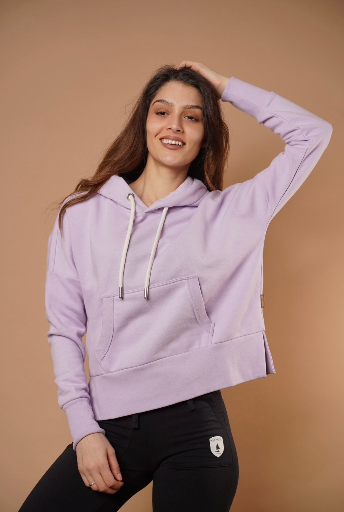 Hydron Lilac Hoodie for Women - Soft & Cozy Pullover Sweatshirt with Pockets - Perfect for Casual Wear, Outdoor Activities & Lounge