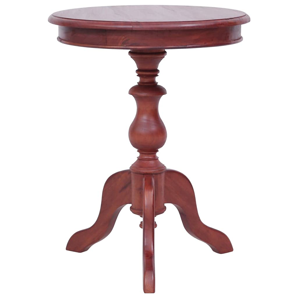 Round Wooden Side Table - 19.7