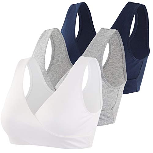 Navy Blue+grey+white/3pack