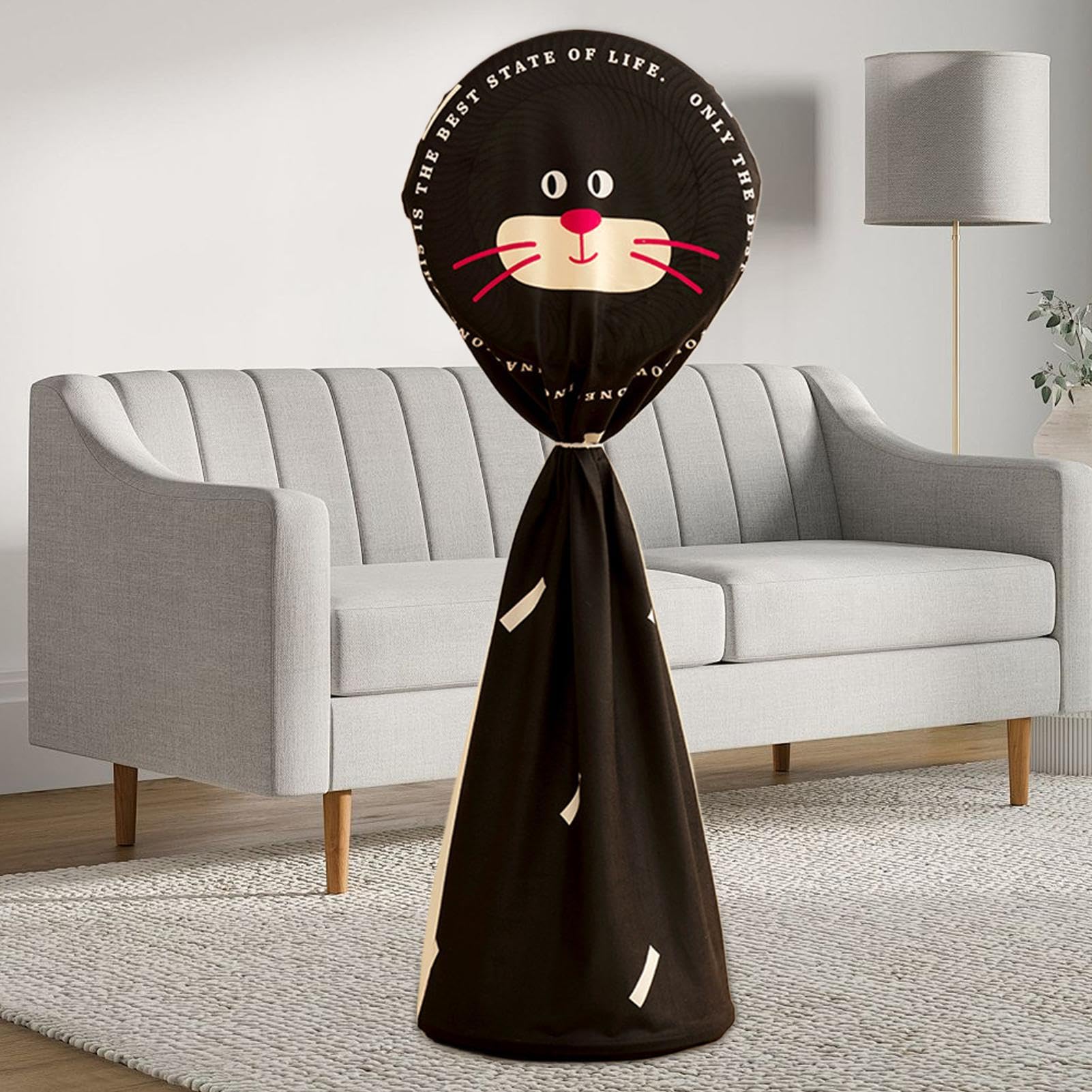 Waterproof Outdoor Electric Fan Cover - UV Protection Polyester Fan Cover for Indoor & Garden Use (19.7x57 Inch) | Perfect for Patio, Deck, and Summer Outdoor Protection