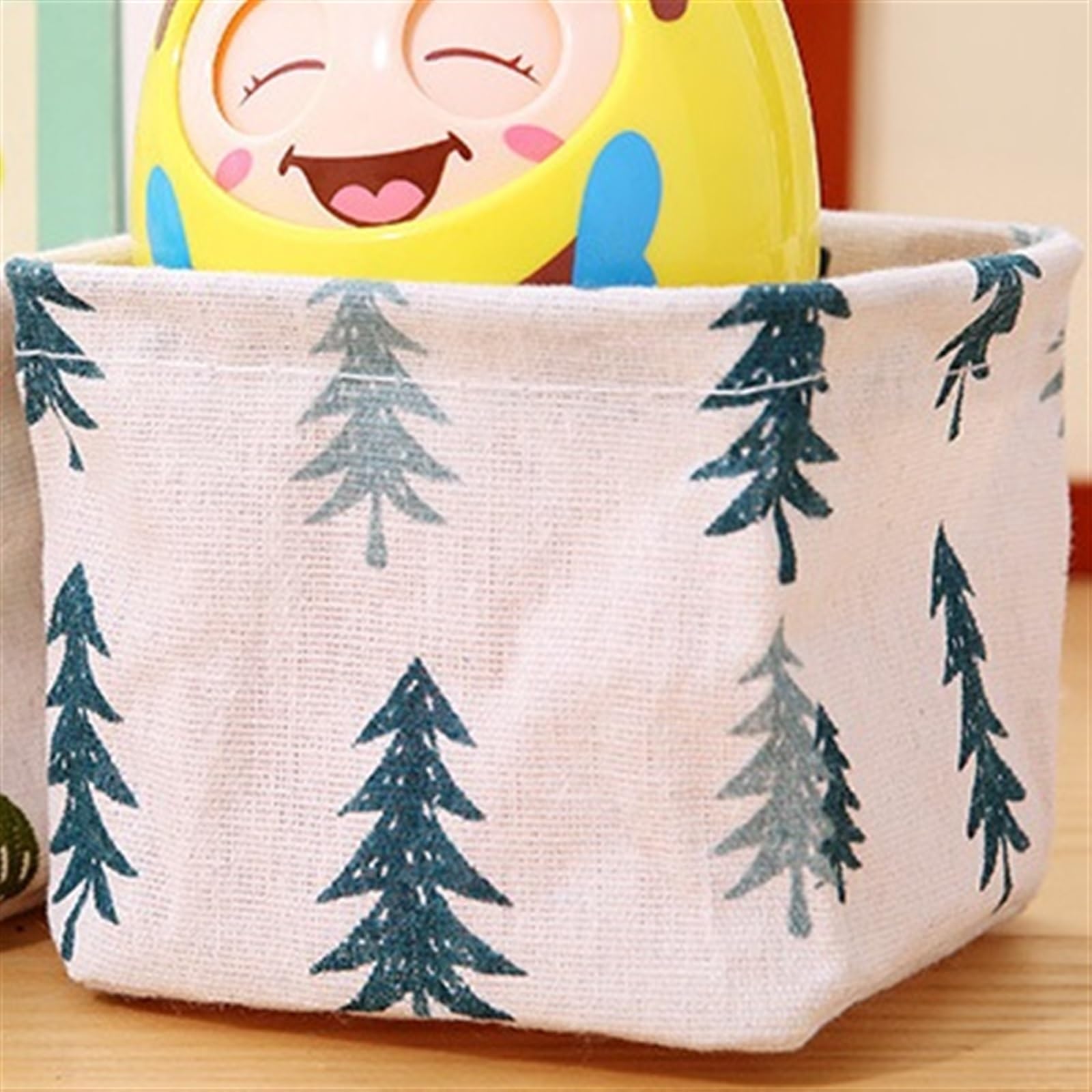 Foldable Storage Baskets for Desk & Bedroom - Organizer Box for Stationery, Office Supplies & Home Decor - Perfect for Clutter-Free Workspaces & Stylish Home Organization