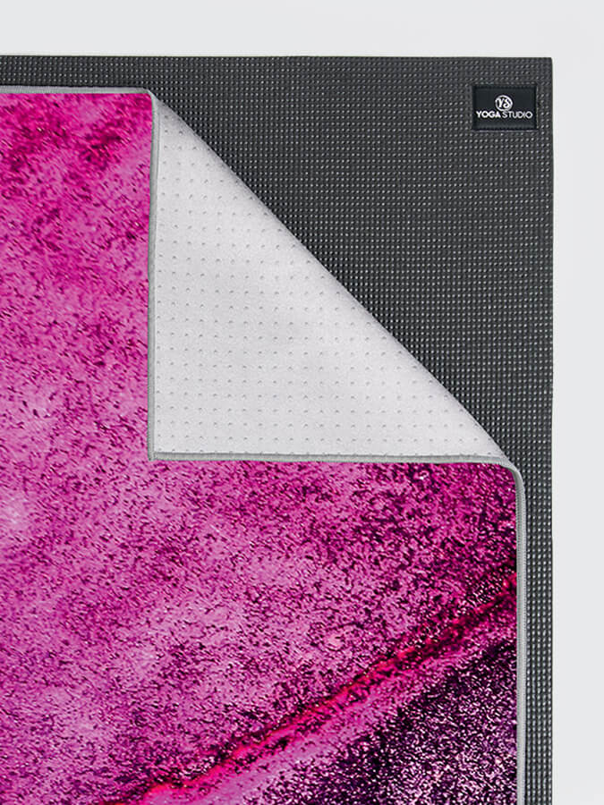 Non-Slip Yoga Mat with Grip Dots - Premium Studio Quality for Hot Yoga, Pilates & Home Workouts - Sweat Absorbent & Eco-Friendly