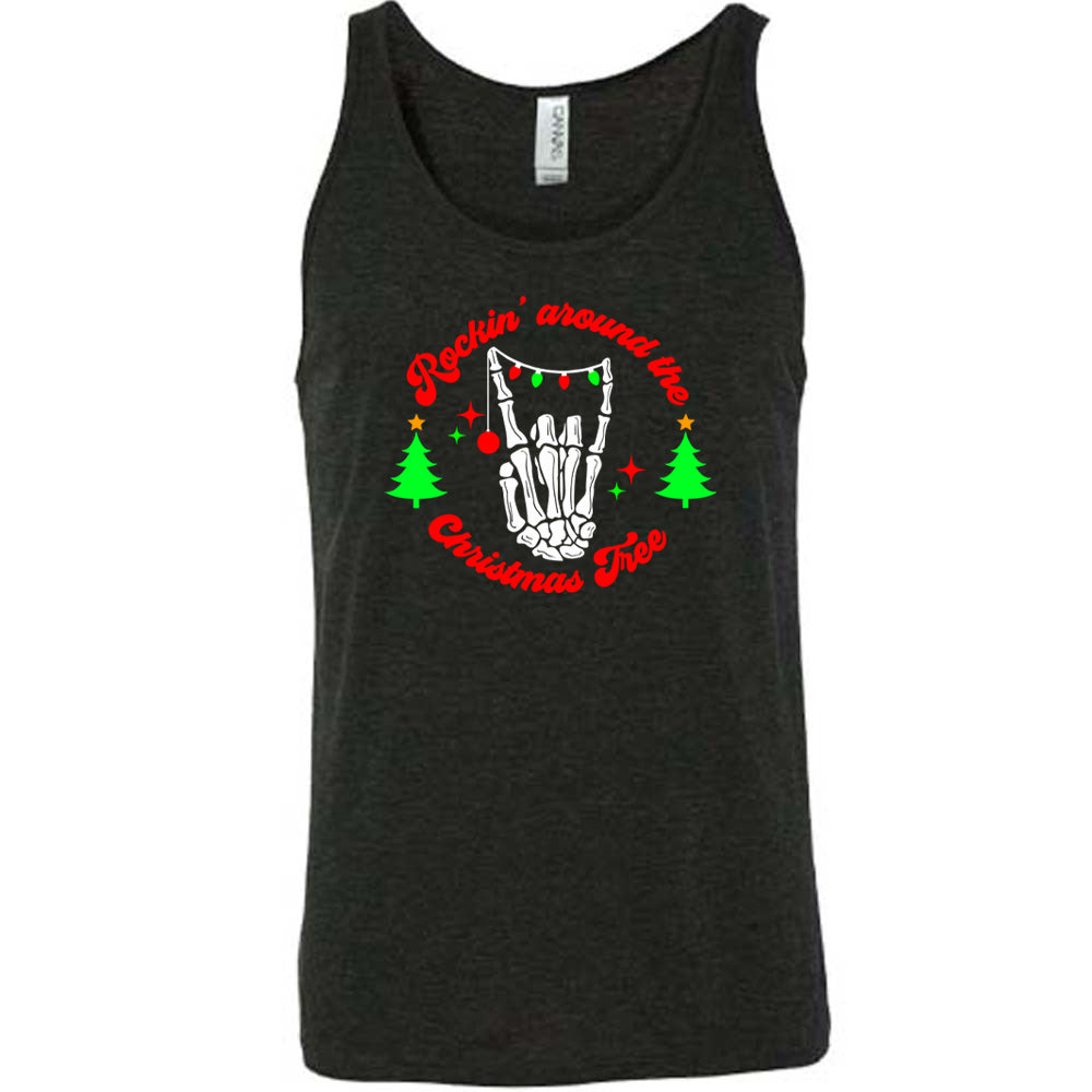 Rockin' Around The Christmas Tree Shirt - Unisex Holiday T-Shirt for Men & Women | Perfect for Christmas Parties, Family Gatherings & Festive Celebrations