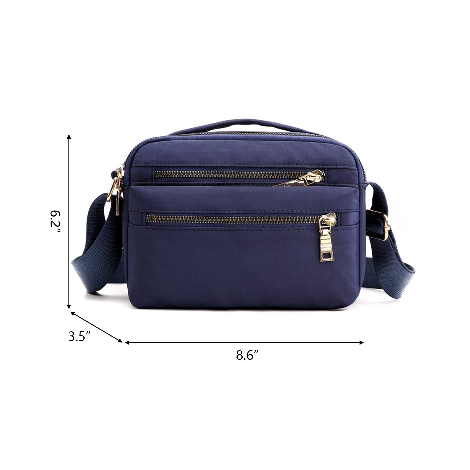 NOTAG Women's Waterproof Nylon Crossbody Bag - Travel & Daily Use