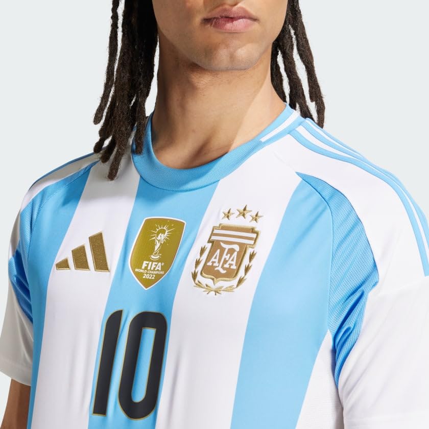 Adidas Argentina 2024 Lionel Messi Home Jersey - Authentic Soccer Jersey for Fans & Players - Perfect for Matchdays, Training & Football Enthusiasts