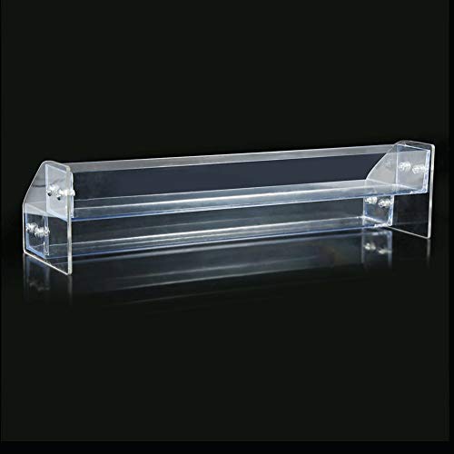 GOTOTOP 2-Tier Clear Nail Polish Display Rack - Durable Acrylic Makeup Organizer & Storage Cabinet for Salon, Home, or Professional Use