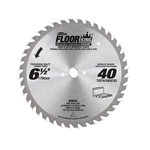 TIMBERLINE FLOOR KING JAMB SAW/UNDERCUT SAW REPLACEMENT BLADE (65042) - Premium Cutting Tool for Hardwood Floors, Door Jambs & Trim Installation