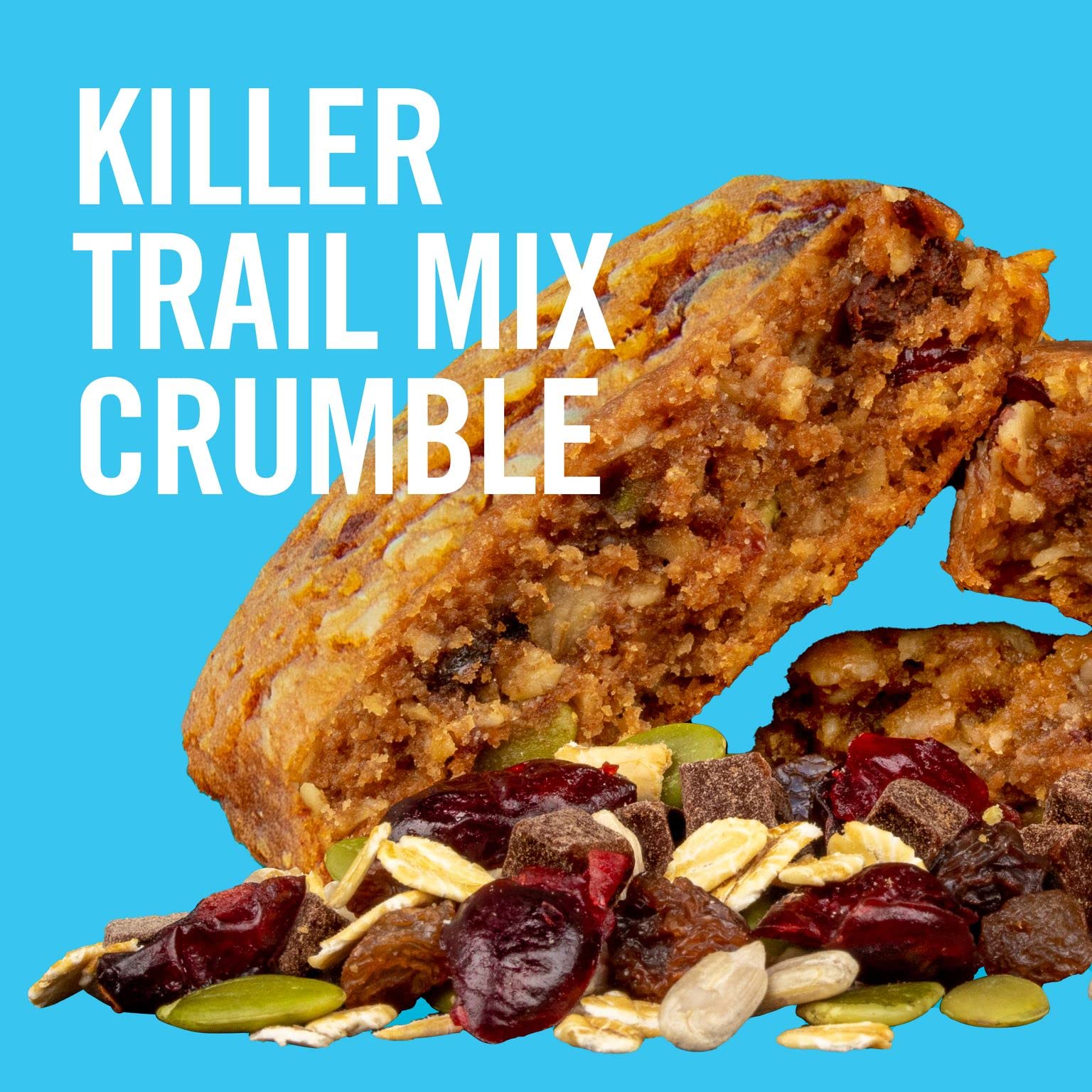 Dave's Killer Bread Organic Snack Bars - Trail Mix Crumble | Healthy On-the-Go Snacks for Hiking, Work & School Lunch | Gluten-Free & Non-GMO