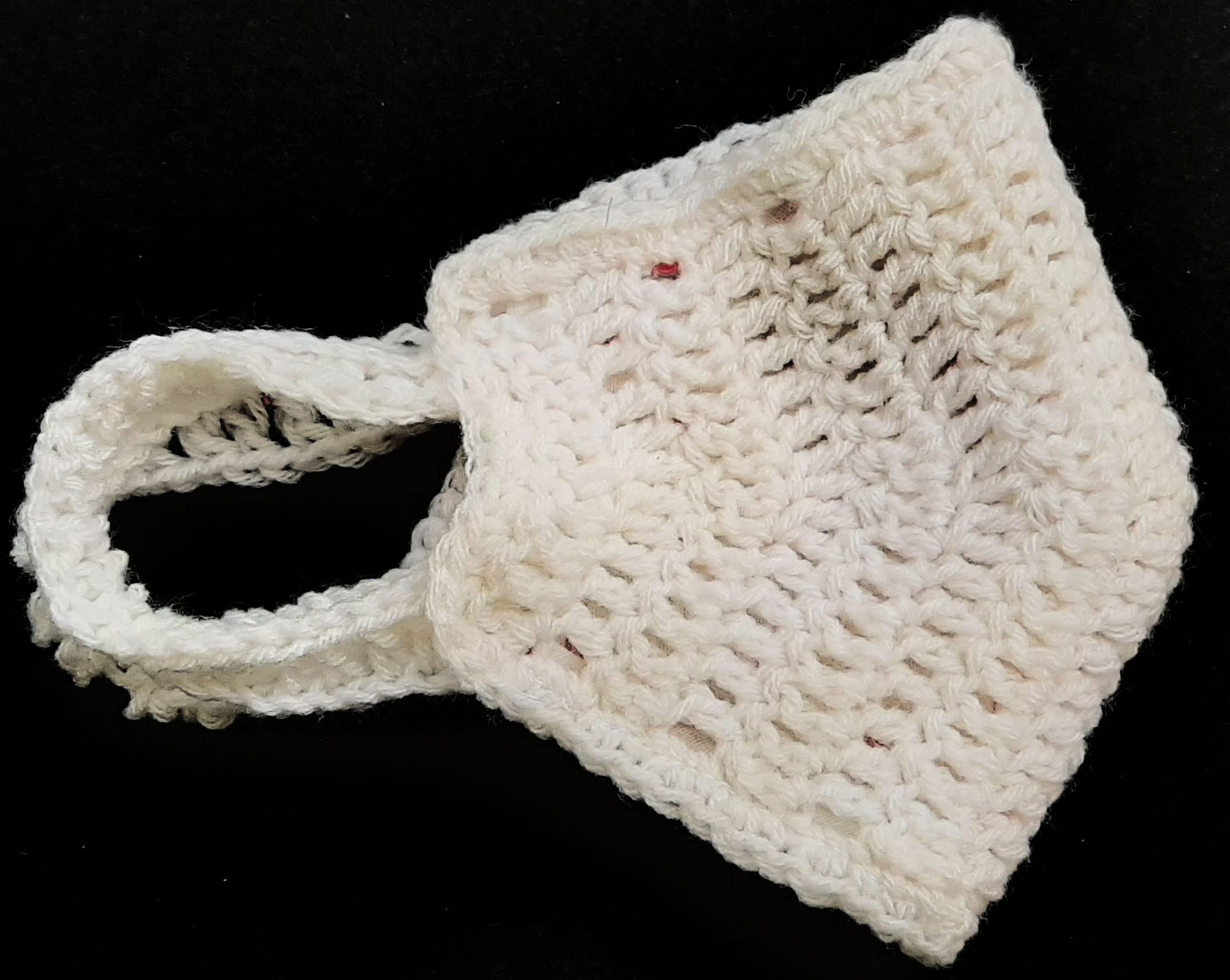 My Little Princess Handmade Wool Crochet Face Mask for Kids - Soft, Breathable & Adjustable (Multiple Colors) - Perfect for School, Playdates & Outdoor Activities