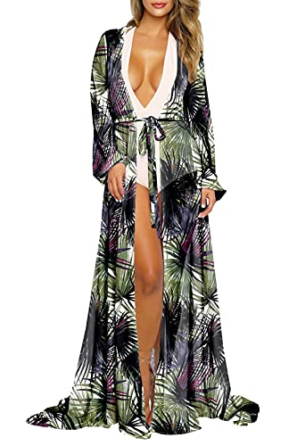 Dark Green-tropical Print