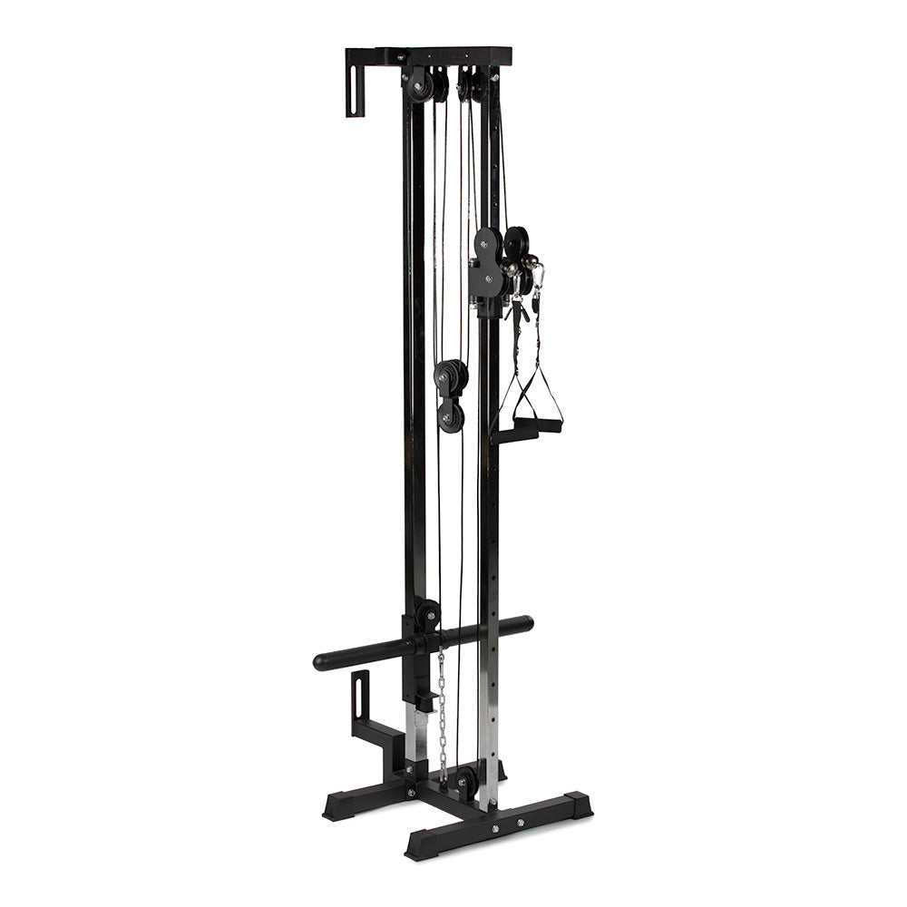 Scratch and Dent Resistant Tall Wall & Rack Mounted Pulley Tower - Heavy Duty Storage Solution for Garage, Warehouse & Home Gym Organization