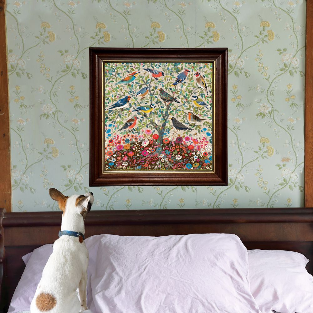 eeBoo 1000 Piece Songbirds Tree Jigsaw Puzzle - Beautiful Bird-Themed Puzzle for Adults & Teens - Perfect for Family Game Night & Relaxation