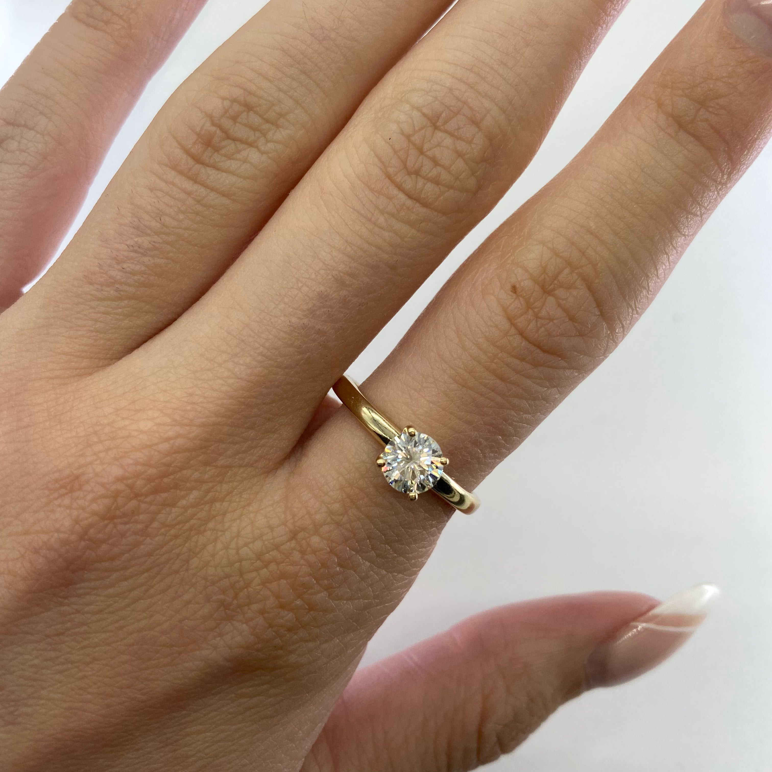 GIA Certified 0.75ct Diamond Solitaire Engagement Ring - Size 7 | 100 Ways Collection | Perfect for Proposals, Anniversaries & Special Occasions