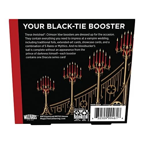 Magic: The Gathering Innistrad: Crimson Vow Collector Booster Box - 12 Packs + 2 Dracula Box Toppers (182 Cards) | MTG Booster Box for Collectors & Players | Perfect for Game Nights & Tournaments