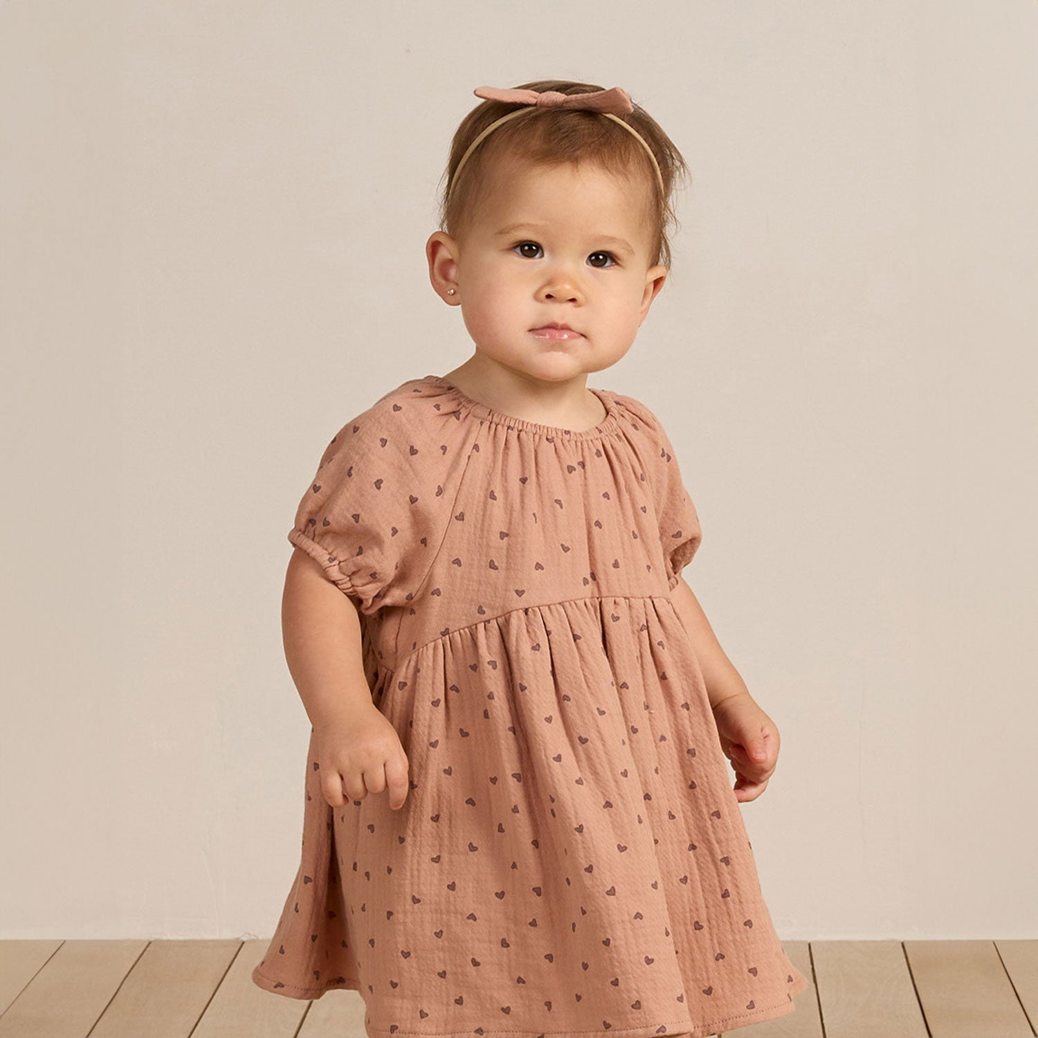 Bella Dress with Heart and Rose Print - Elegant Floral Summer Dress for Women | Perfect for Dates, Parties, and Special Occasions
