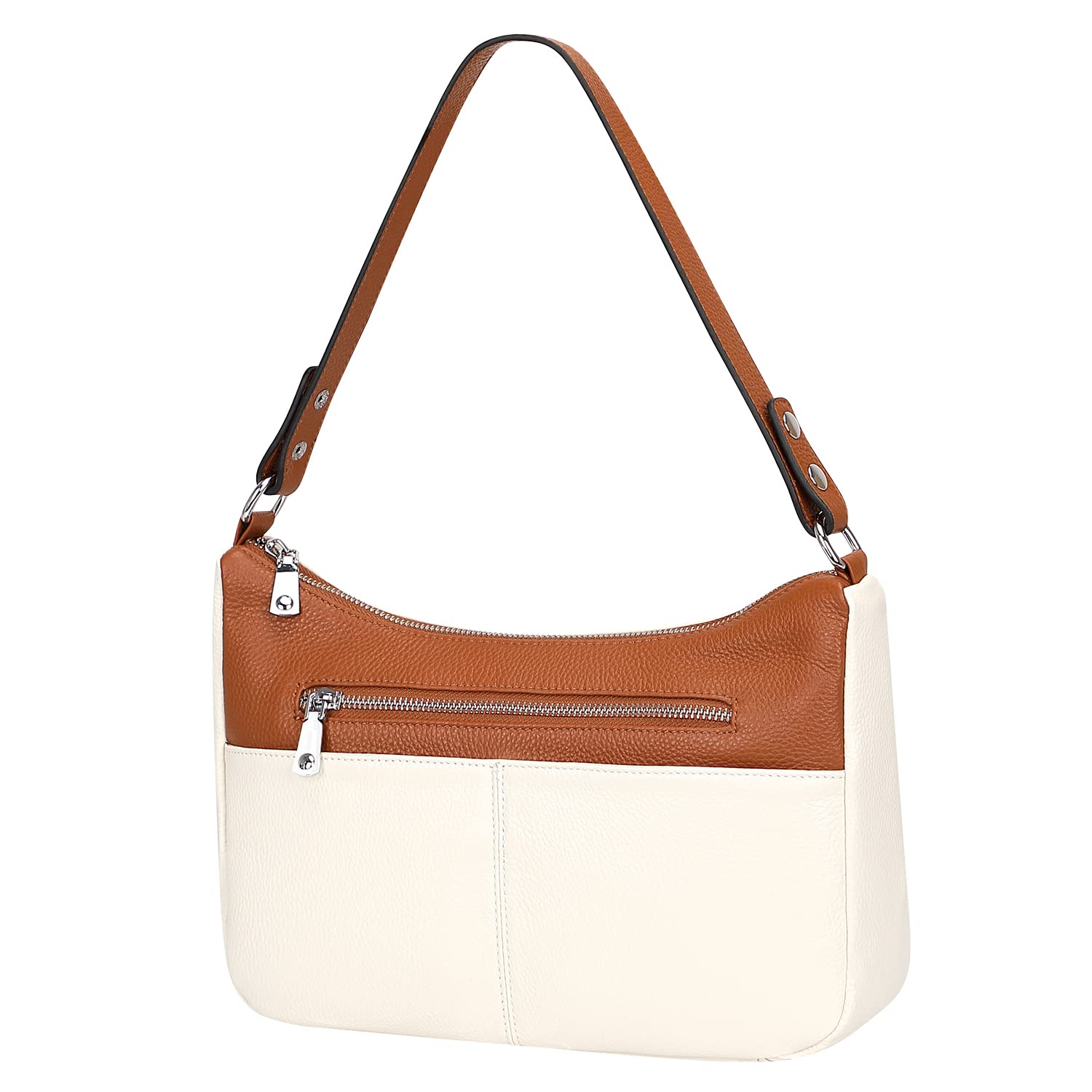 Premium Soft Leather Crossbody Handbag for Women - Multi-Pocket Shoulder Bag & Messenger Purse - Stylish & Durable for Work, Travel & Everyday Use
