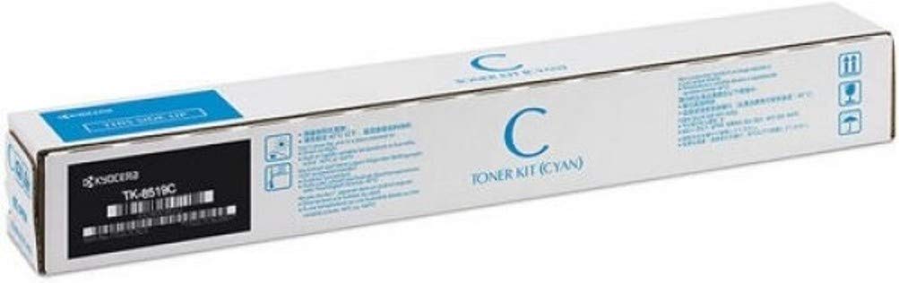 Kyocera TK-8519C Cyan Toner Cartridge (1T02NDCCS0) - Compatible with Kyocera/Copystar CS-5052ci, CS-6052ci, TASKalfa 5052ci & 6052ci Color Printers - High-Quality Replacement for Office & Professional Printing Needs