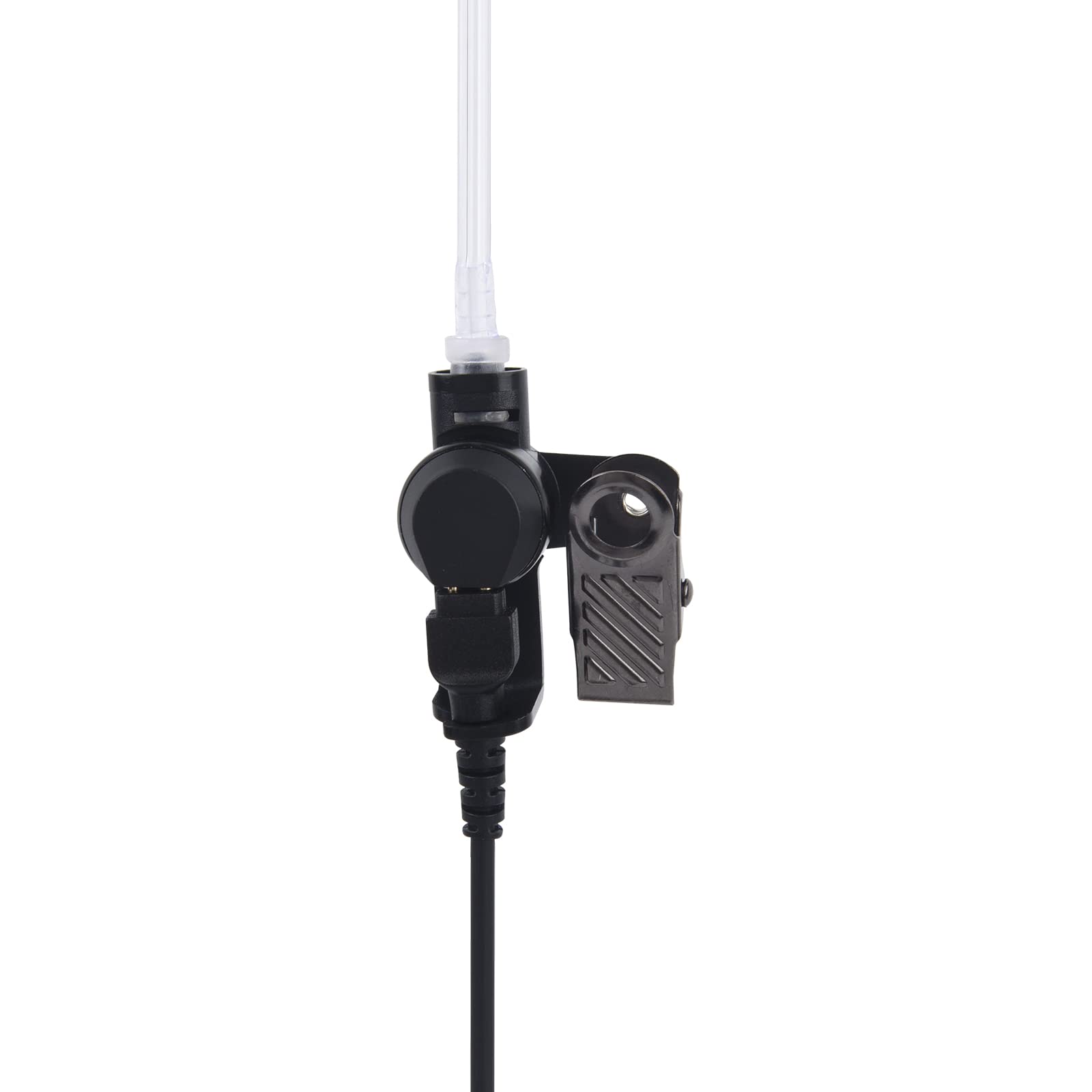 Pdflie CLP1010 CLP1040 CLP1060 CLP446 Walkie Talkie Headset with Microphone & PTT Button - Compatible with Motorola CLP Series Two-Way Radios (2-Wire Design) - Ideal for Security, Construction & Event Staff Communication