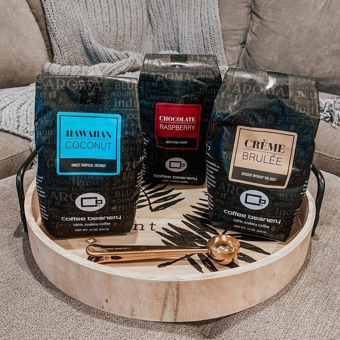 Premium Hawaiian Coconut Flavored Coffee | Medium Roast Ground Coffee Beans | 12oz Bag | Tropical Breakfast Blend for Home, Office & Vacation | Perfect for Iced Coffee & Dessert Pairings