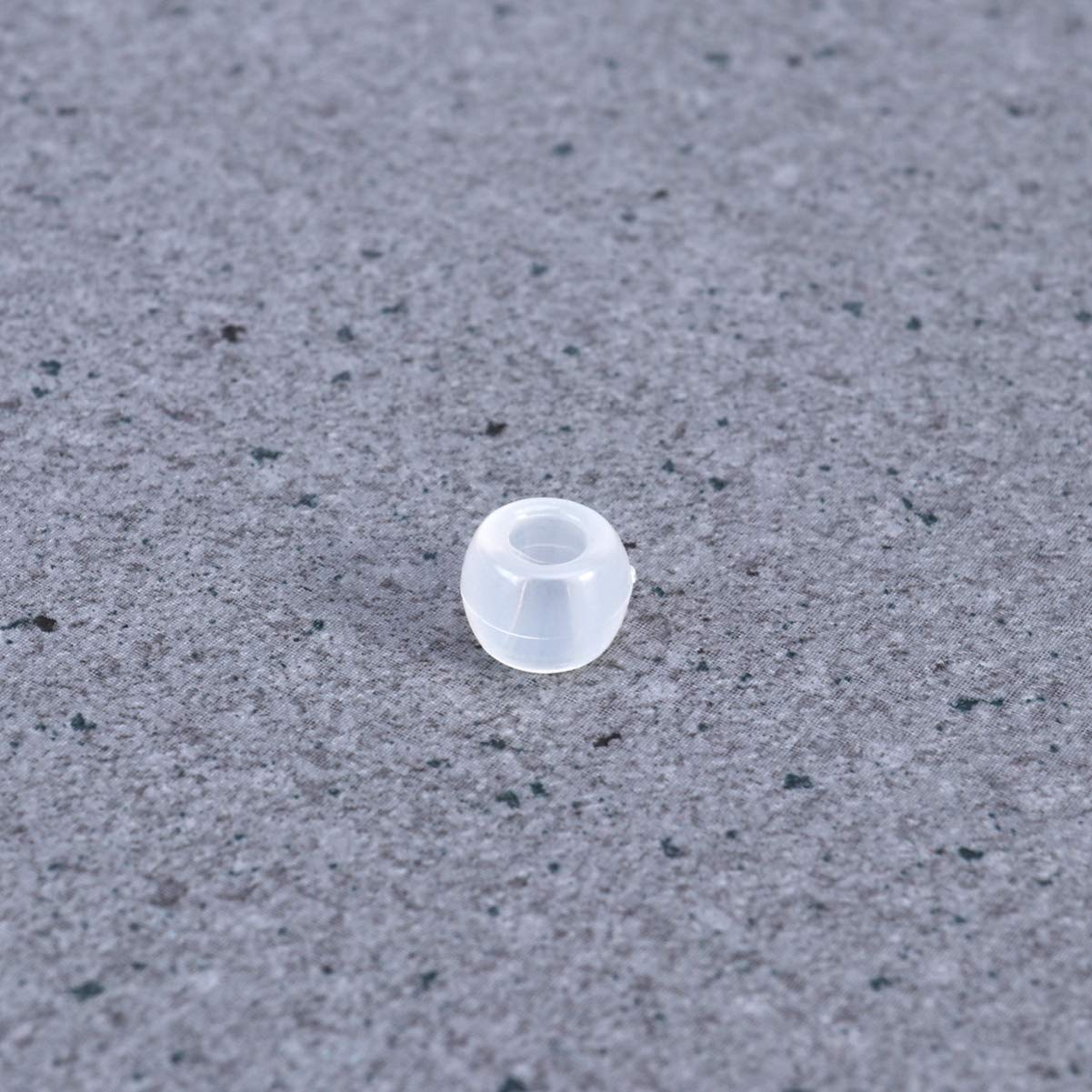 250pcs UV Color Changing Beads - Clear Solar Reactive Plastic Beads for Jewelry Making, DIY Crafts, Science Experiments & Outdoor UV Detection