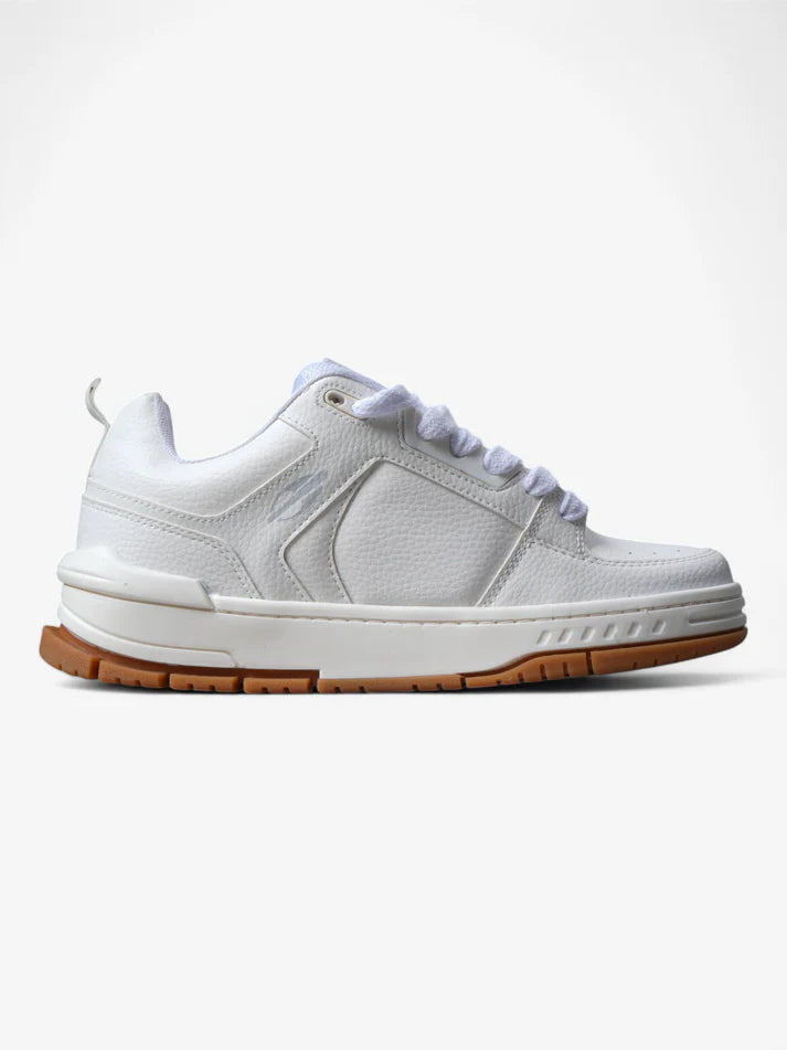 Mormaii Crest White Gum Women's Sneakers - Lightweight Comfortable Walking Shoes for Casual Wear & Outdoor Activities