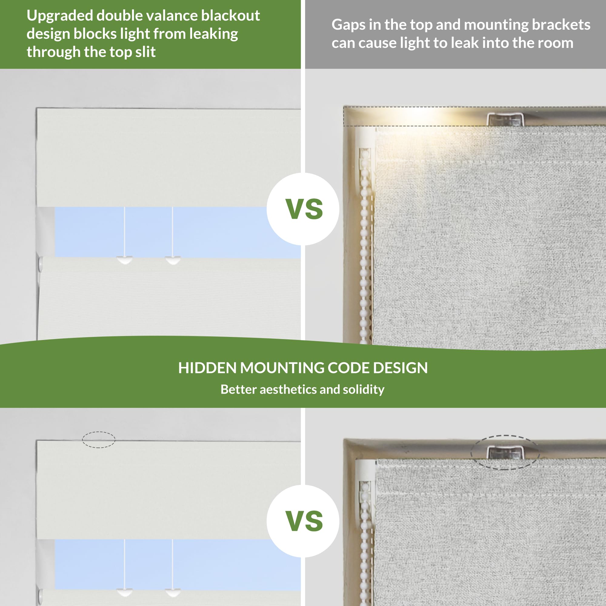 Blackout Cordless Roman Shades for Windows - Top Down Bottom Up, Thermal Insulated Window Blinds, Easy to Install (47