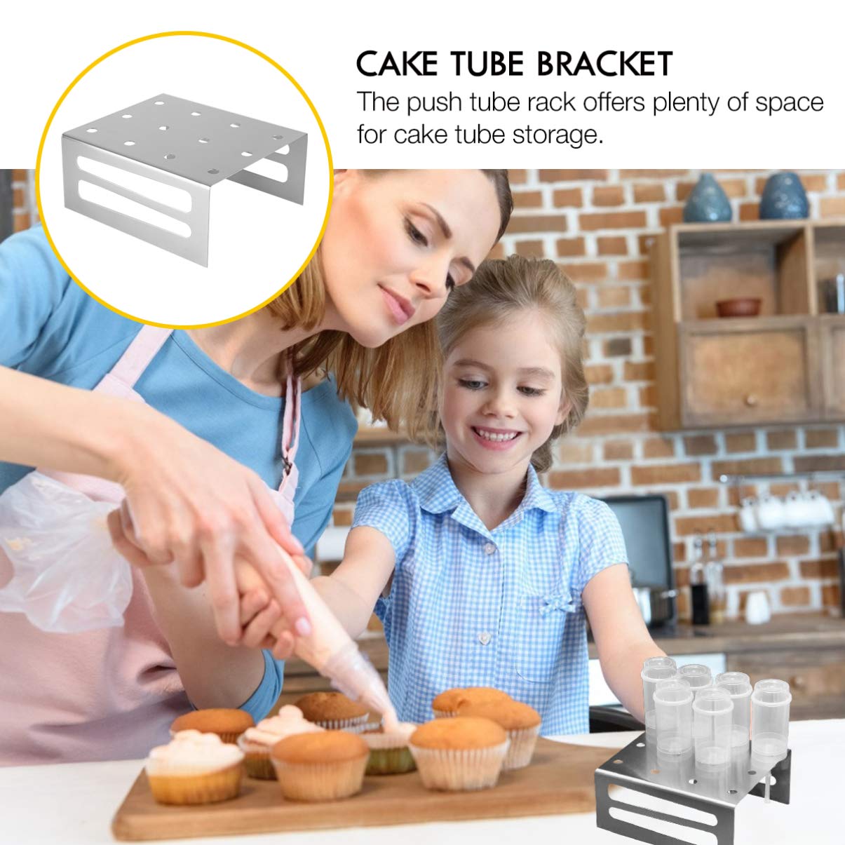 DOITOOL Push Pop Cake Stand - 12-Piece Plastic Cake Display Stand for Push Up Cake Pops, Dessert Shooter, Party Treats & Candy Containers - Perfect for Birthday, Wedding & Baby Shower Decorations