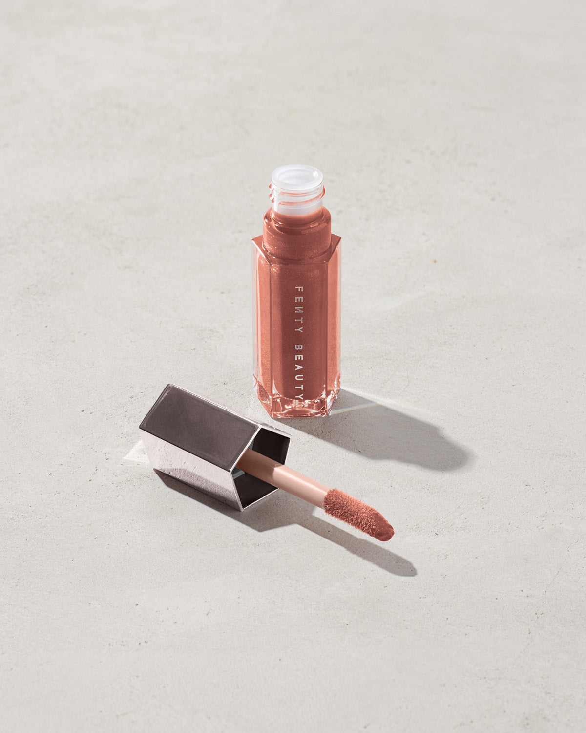 Fenty Beauty Gloss Bomb Universal Lip Luminizer - Shiny Lip Gloss in Fenty Glow | Perfect for Day & Night Wear, Parties & Special Occasions