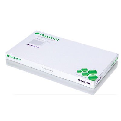 Mepiform Scar Dressing 4x7 Inch 5 Pcs - Reduce & Prevent Scars for Surgery & Wounds