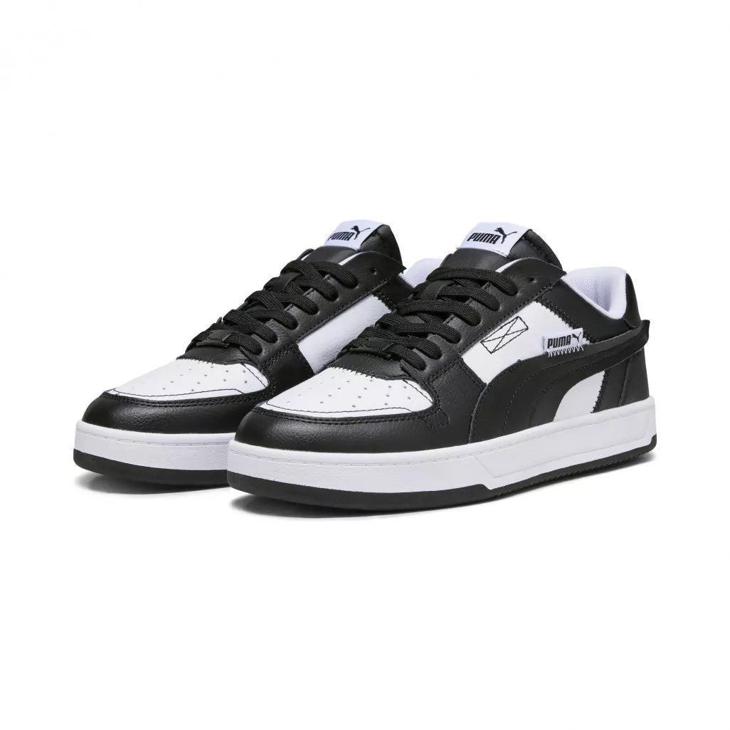 PUMA Men's Caven 2.0 VT Sneakers - Black/White Running Shoes for Men | Lightweight Comfortable Athletic Footwear for Jogging, Gym & Casual Wear