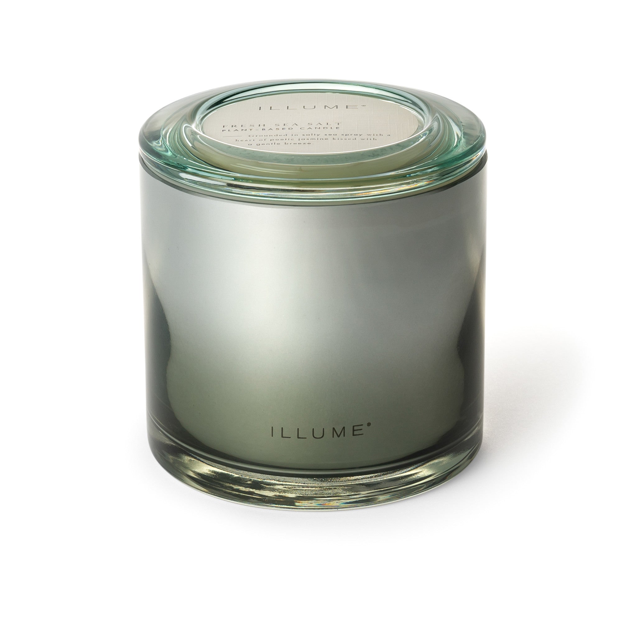 Premium Handmade Sea Salt Scented Glass Jar Candle - Natural Aromatherapy for Relaxation, Meditation & Home Decor