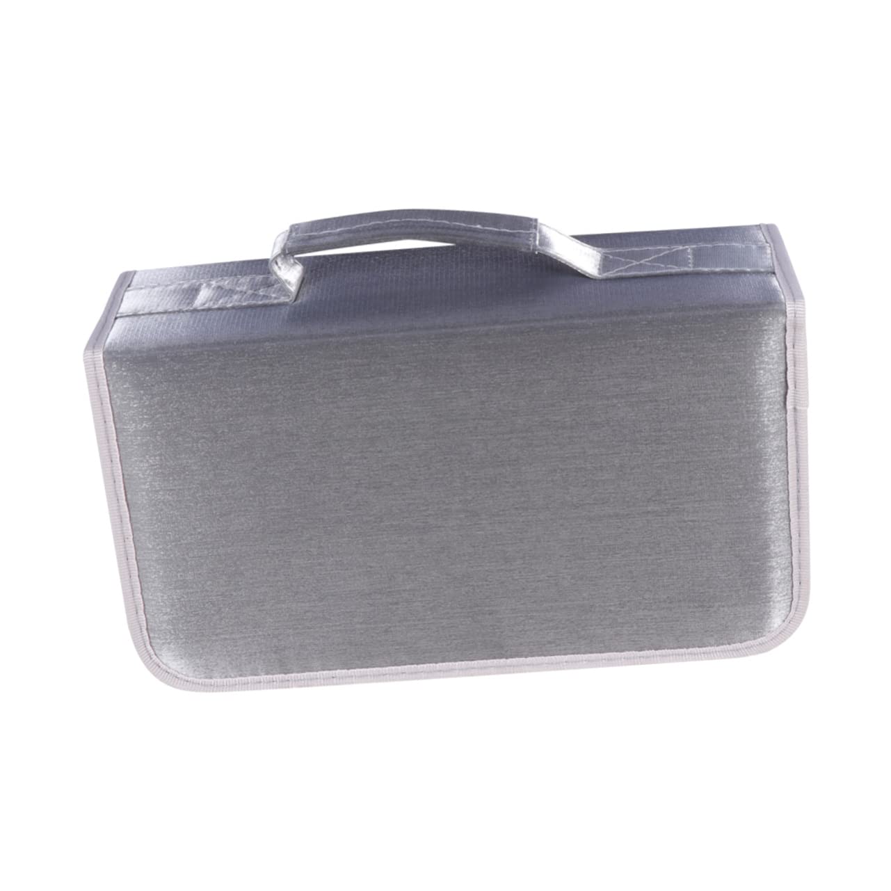 PartyKindom 2-Piece 128-Capacity Heavy Duty CD/DVD Storage Case with Zipper - Portable Organizer for DVDs, CDs, Games & Media - Perfect for Home, Office, Travel & Party Storage Solutions