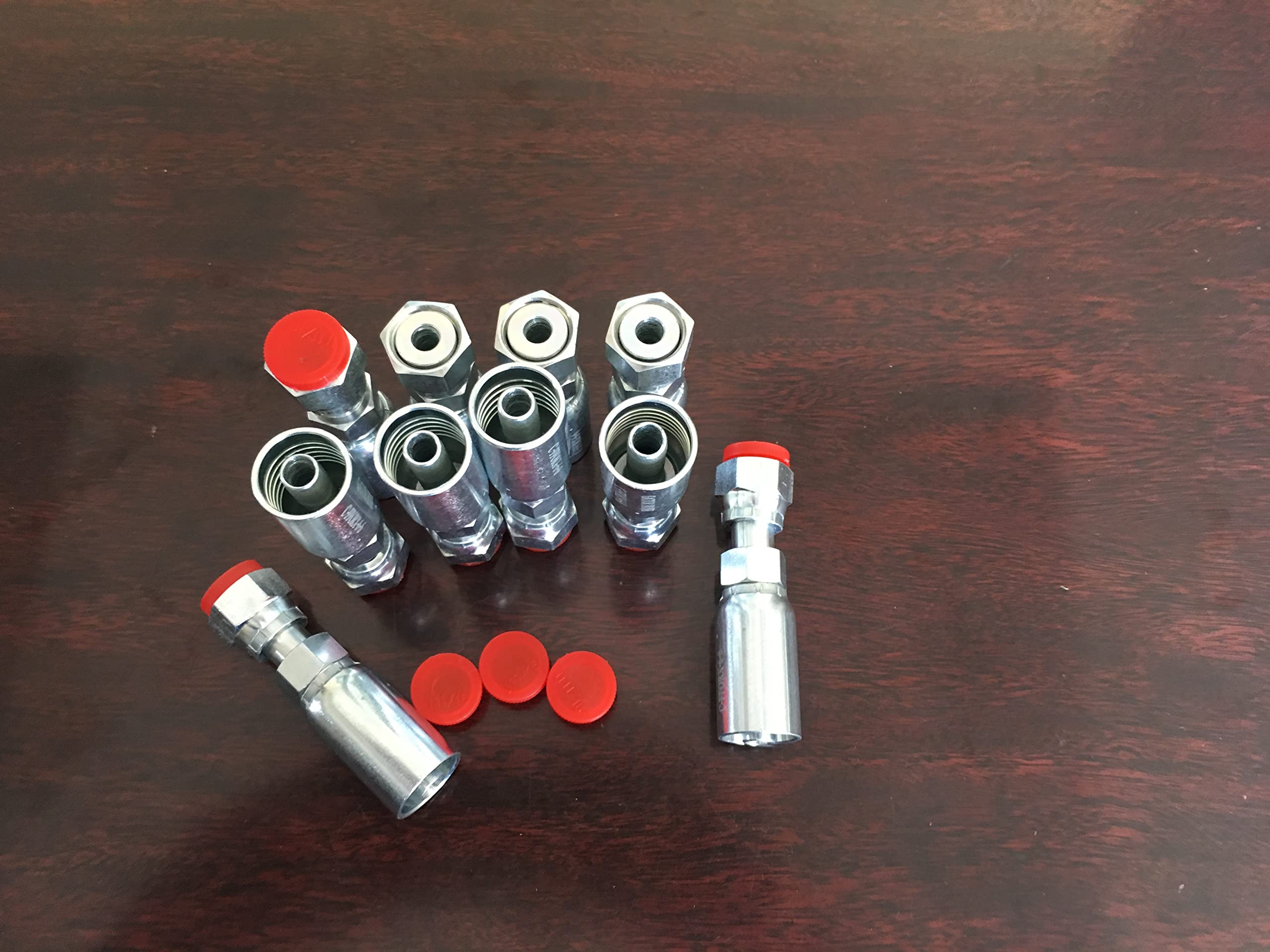 10 Pack Female Flat Face Seal 3/8