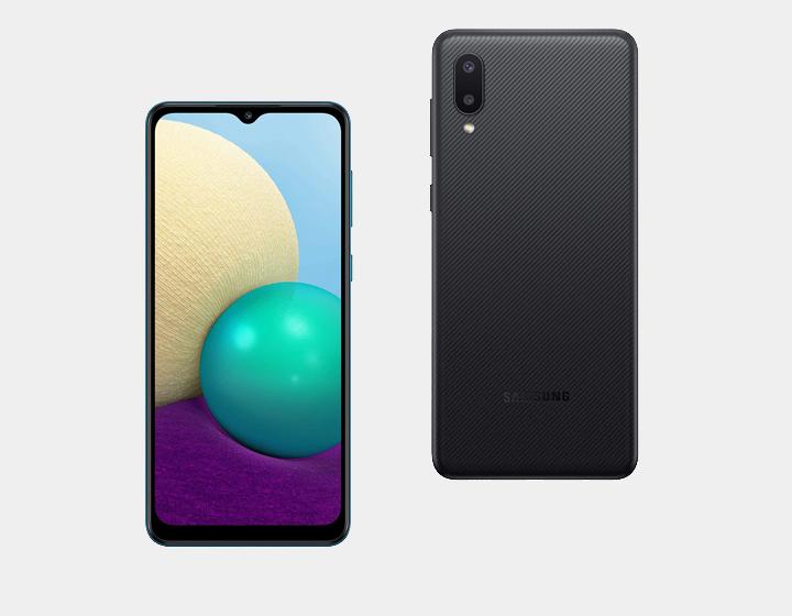 Samsung Galaxy A02 A022G/DS Dual SIM LTE Smartphone - 32GB Storage, 2GB RAM, GSM Unlocked (Black) - Perfect for Travel, Business & Everyday Use