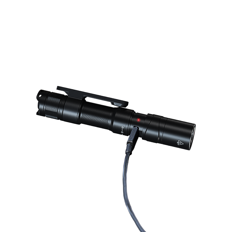 Fenix LD12R Rechargeable Dual Light Flashlight - 300 Lumens, Compact EDC Flashlight for Camping, Hiking & Emergency Use
