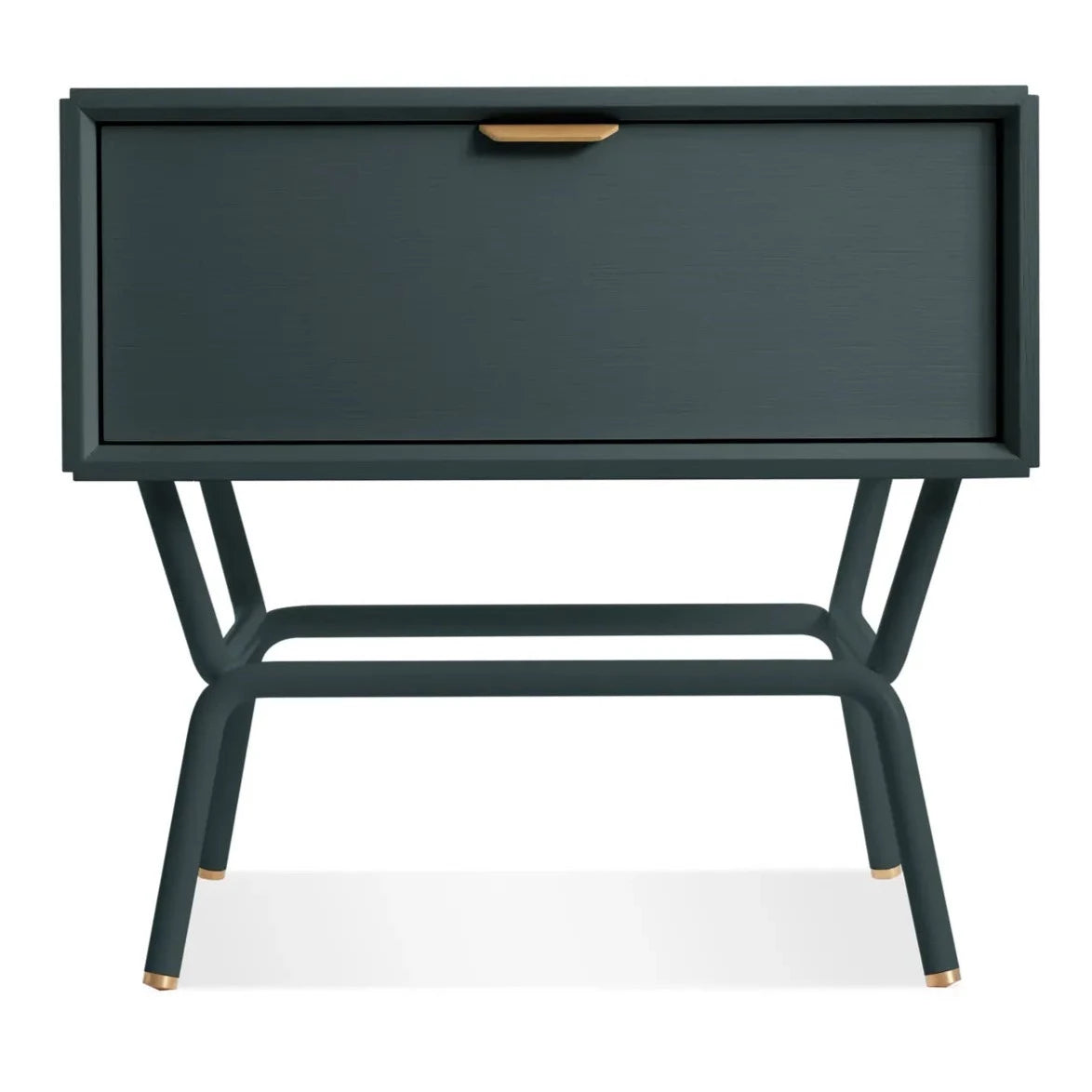 Modern 1-Drawer Nightstand with Sleek Design - Perfect for Bedroom, Living Room, or Office Storage | Compact Side Table for Small Spaces