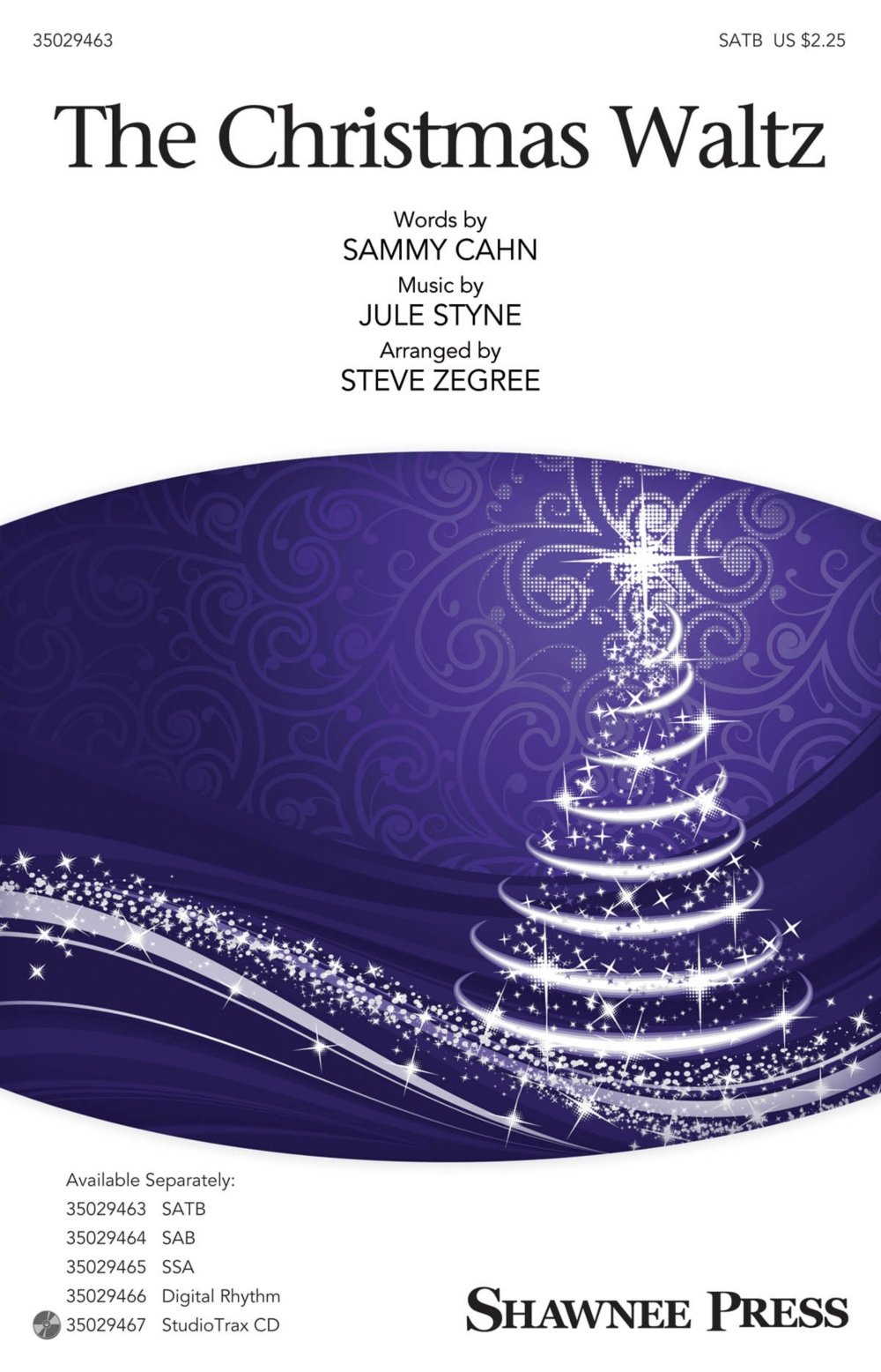 The Christmas Waltz SAB Choral Arrangement by Steve Zegree | Holiday Choir Music Sheet for Christmas Performances & Church Services