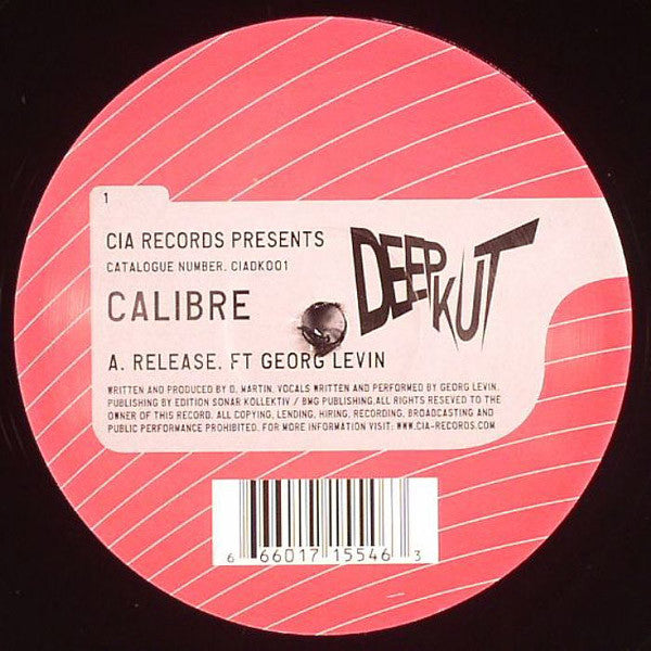 Calibre - Release CIA Deep Kut - CIADK001 Vinyl Record | Electronic, Drum & Bass Music | DJ Mixing & Home Listening