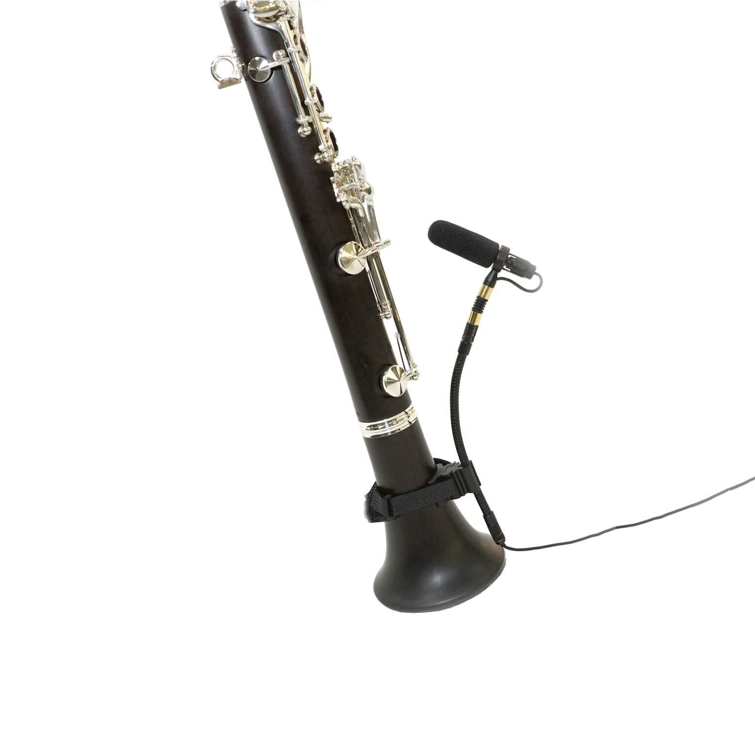 Sennheiser PMM19B-LS-CLT Clip-On Clarinet Microphone - Wireless & Phantom Power Compatible - Perfect for Live Performances & Studio Recording